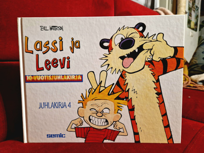 Lassi ja Leevi juhlakirja 4 uudenveroinen.Bill Watterson