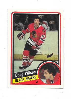 1984-85 OPC #48 Doug Wilson , Chicago Blackhawks