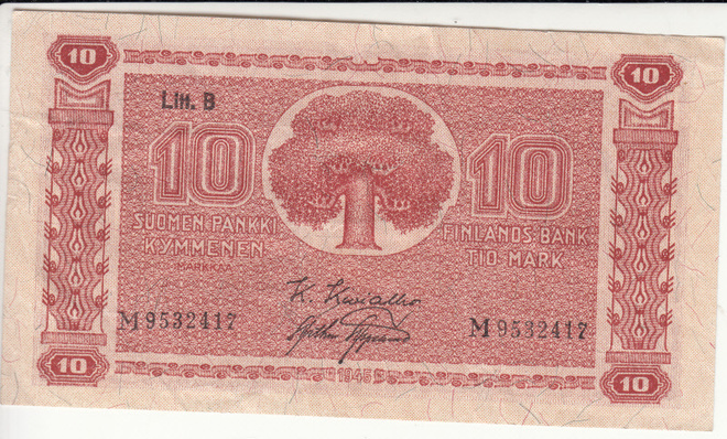 10 MK 1945 litt B  m9532417  kiv-aas  kl 6