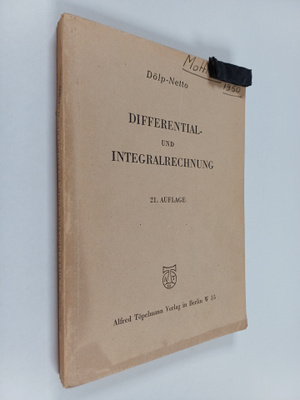 Dölp-Netto : Differential- und intergralrechnung