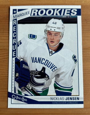 2013-14 O-Pee-Chee #573 Nicklas Jensen RC