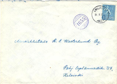 NUMEROLEIMA 1655/ LÄYLIÄINEN