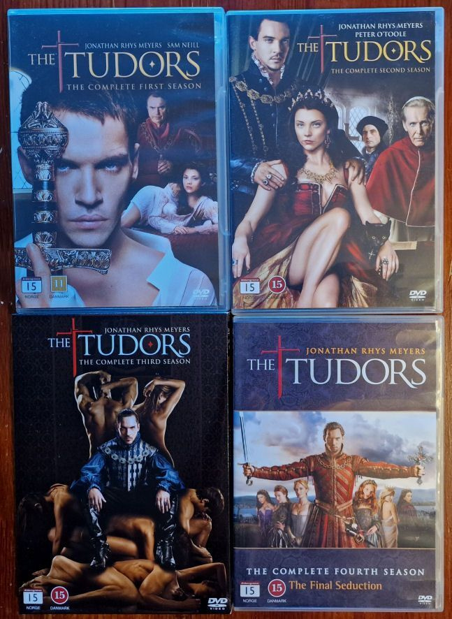 TUDORS Kaudet 1-4 - dvd boxit  (Koko sarja)
