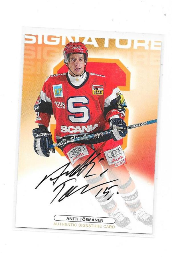 2003-04 SHL Signature # Antti Törmänen Södertälje Jokerit