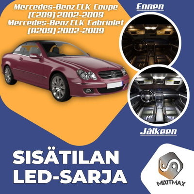 Mercedes-Benz CLK (W209) Sisätilan LED-sarja 12-