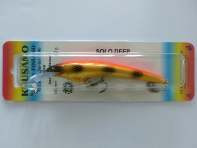 KUUSAMO SANTERI Solo Deep 110mm, 12g Väri: Savuambulanssi