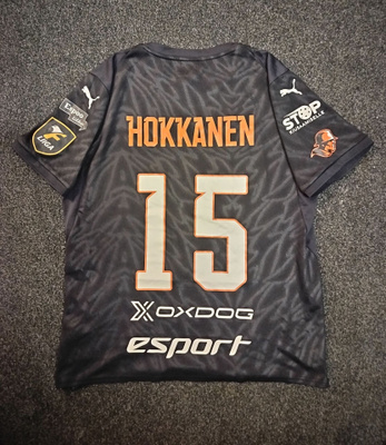 Esport Oilers Game Worn Hokkanen #15