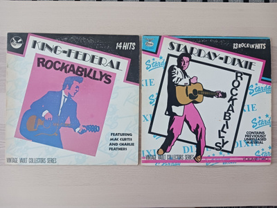2 x Rockabillys Gusto Records lp
