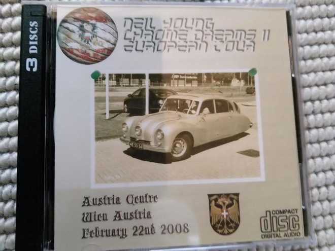 Neil Young & Chrome Dreams Band 3-CD "Live Wien 2008 3cd