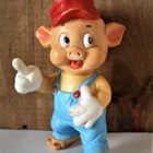 * AITO & HYVÄ 60-LUVUN DISNEY VELI PONTEVA FIGUURI 23 cm * - pikkukuva 2