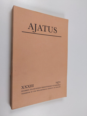 Ajatus 33 : Suomen filosofisen yhdistyksen vuosikirja = Y...