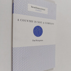 Paul Krugman : A Country is not a Company - pikkukuva 1