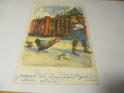 Väinö Hämäläinen Hauskaa Pääsiäistä ! - 1923