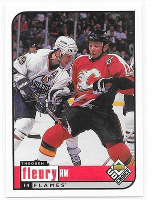 1998-99 UD Choice #34 Theoren Fleury Calgary Flames