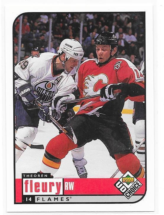 1998-99 UD Choice #34 Theoren Fleury Calgary Flames