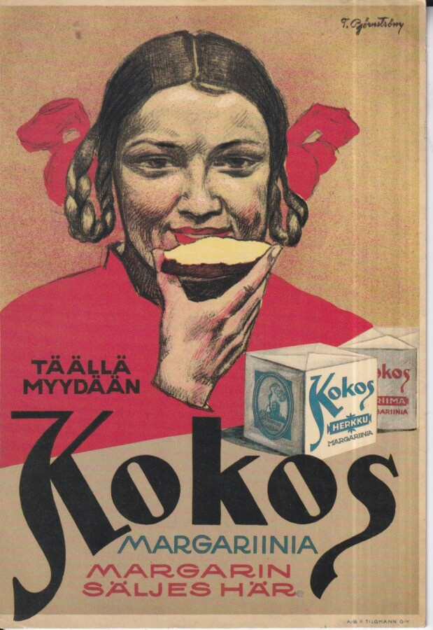 Täällä myydään Kokos Margariinia  e61