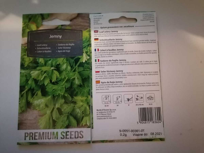 Lehtiselleri "Jemny" - siemenet #