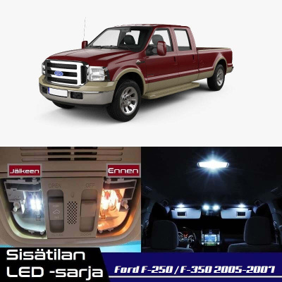 Ford F250 / F350 Sisätilan LED-sarja 15-osainen
