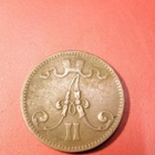 * 5  penniä  *1866  Copper/Kupari *Aleksanteri II - pikkukuva 2