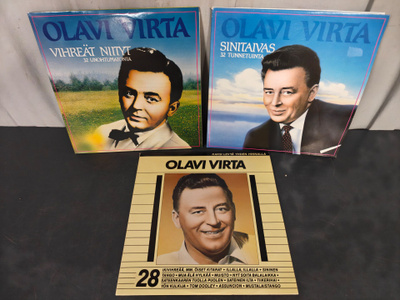 Vinyylit Olavi Virta 3kpl