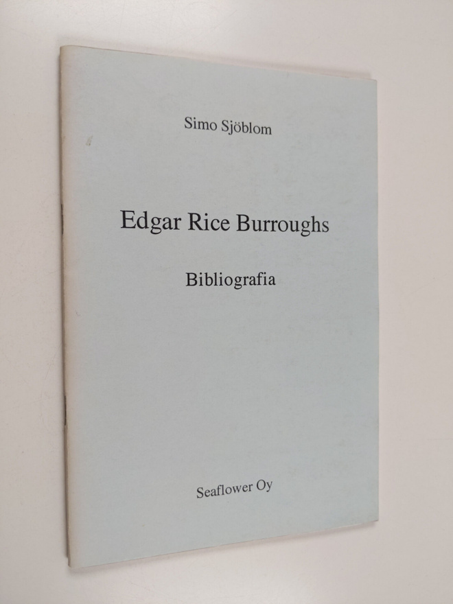 Simo Sjöblom : Edgar Rice Burroughs : bibliografia