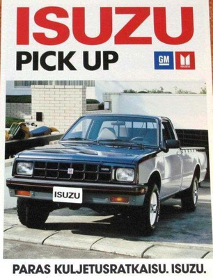1985 Isuzu Pick up esite - suom - KUIN UUSI