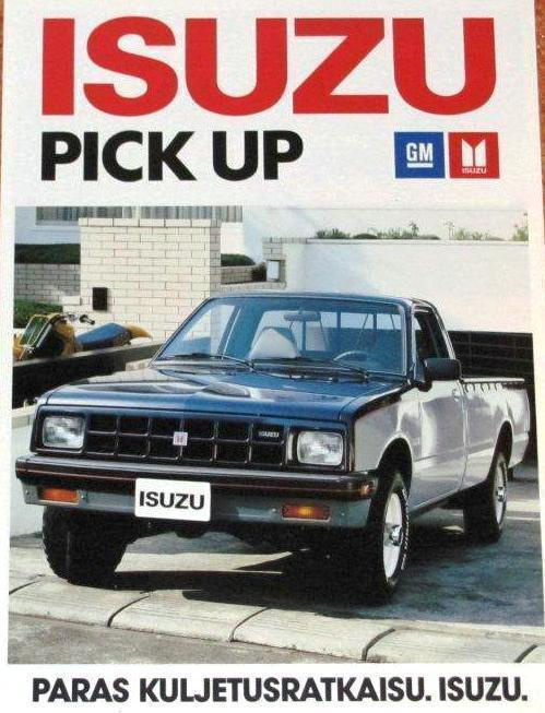 1985 Isuzu Pick up esite - suom - KUIN UUSI