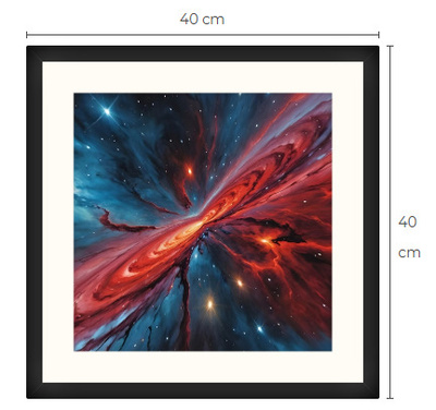 Uusi galaxi Sci-Fi Science Fiction art print taulu