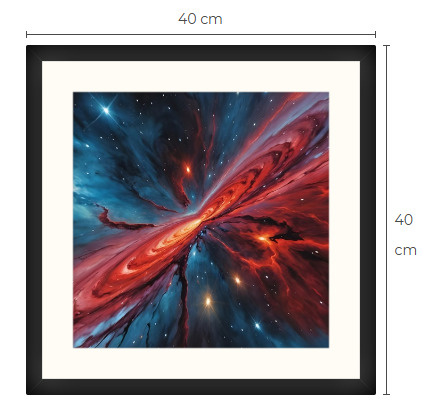 Uusi galaxi Sci-Fi Science Fiction art print taulu