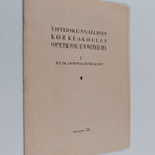 Yhteiskunnallisen korkeakoulun opetussuunnitelma, 1 - Tut... - pikkukuva 1