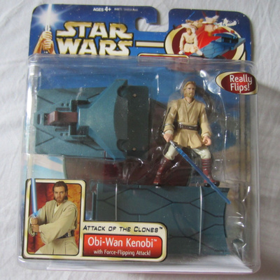 STAR WARS - EPISODE II - Obi-Wan Kenobi Force-Flipping Attac