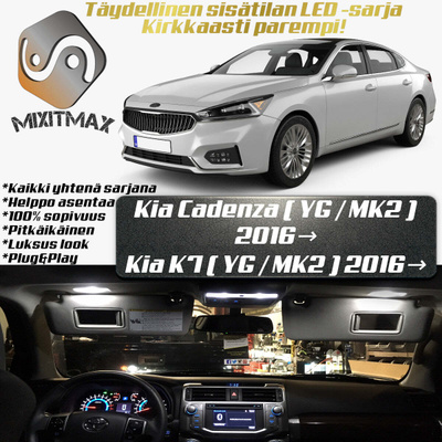 Kia Cadenza (YG) Sisätilan LED-sarja 9-osainen