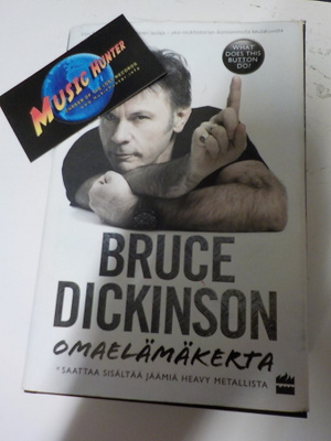 BRUCE DICKINSON - OMAELÄMÄKERTA KIRJA NIMMARILLA