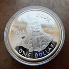 VANHA Setti USA Sioux Intiaanit Dollari Hopea 999 ym UPEA - pikkukuva 5