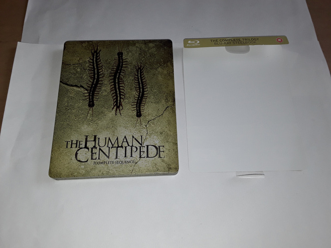 The Human Centipede Trilogy - UK Region B Blu-Ray Steelbook