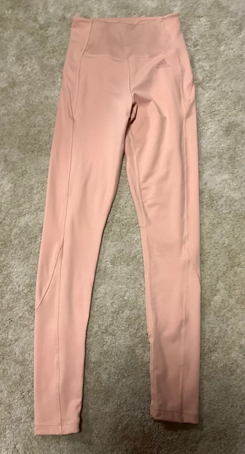ADIDAS AEROREADY leggingssit vaalea roosa  xs (s)