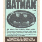 Purkkakuva BATMAN n:lo 249 FILMING THE DANCE MACABRE. - pikkukuva 2