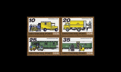 DDR 2299-302_vb ** Postinkuljetus (1978)
