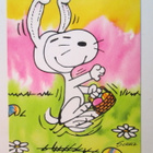 KULKENUT SNOOPY TENAVAT POSTIKORTTI CHARLES. M. SCHULZ - pikkukuva 1