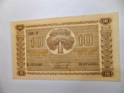 10 mk 1939 HYVÄ Pakkasileä
