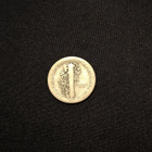 Usa Mercury Dime 1937 Hopeaa - pikkukuva 2