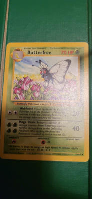 Butterfree #33 Jungle set uncommon card