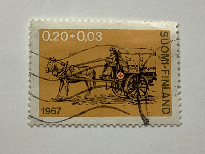 630 / 1967 SPR 90 v - Hevosambulanssi o leimattu