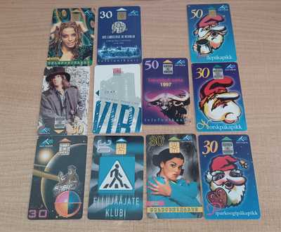 Viron puhelinkortteja 35 kpl Hyväkuntoisia.