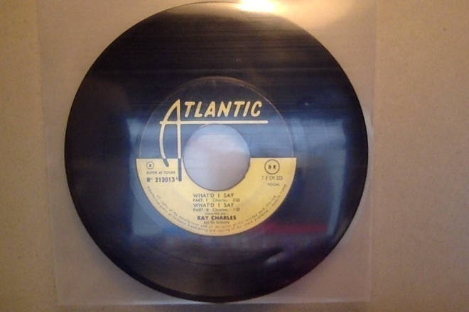 RAY  CHARLES  ::  WHAT'D I SAY  ::  VINYYLI  EP  7"  1962  !