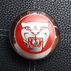 Jaguar vannekeskiöt – Kromi-punainen – 59mm (4kpl sarja) - pikkukuva 1