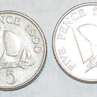 2kpl 5 Pence Guernseyn saarilta - Bailiwick of Guernsey - pikkukuva 1