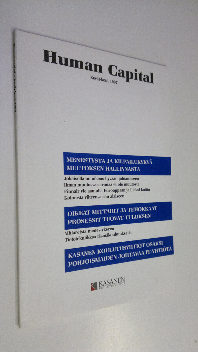 Human capital, kevät-kesä 1997 : henkilöstön ja organisaa...