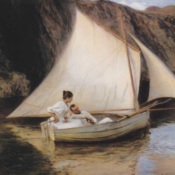 Emile Friant: Pariskunta purjeveneessä