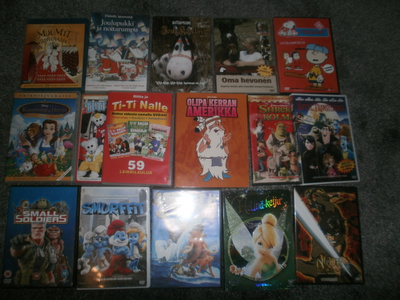 Lasten Elokuvia Dvd/Vhs